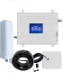 3 бандов GSM Усилвател на клетъчен сигнал 900 1800 2100 MHz Band  Ретранслатор LTE GSM WCDMA, снимка 1