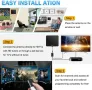 Boyoye TV Антена за Digital Freeview за местни канали 400+ км обхват с усилвател на сигнала, 5 м, снимка 6