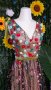 приказна официална бална рокля с 3D декорация , снимка 2