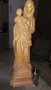 Дървена стауетка Богородица с Младенеца.Много запазена., снимка 1 - Антикварни и старинни предмети - 43339412