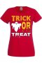 Дамска тениска Trick Or Treat 2,Halloween,Хелоуин,Празник,Забавление,Изненада,Обичаи,, снимка 3