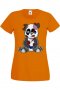 Дамска Тениска Panda Bear Zombi Gamer STAGE 2,Изненада,Повод,Подарък,Празник, снимка 4