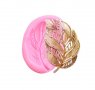 Мрежесто листо перо силиконов молд форма декорация торта фондан украса, снимка 1 - Форми - 26685844