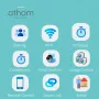 ATHOM Homekit Интелигентен Стенен Превключвател за осветление с два бутона, снимка 6
