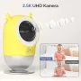 jeeber 2.5K/4MP бебефон с камера - няма огран на разстоянието,наблюдавайте бебето си навсякъде, снимка 3