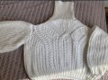 Пуловер с обемни ръкави, размер S (36)
