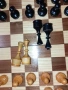  Шах-табла 34/34 с дървени фигури и  пулове, снимка 4