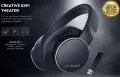 Кожени безжични слушалки CREATIVE SXFI THEATER + Гаранция, снимка 1