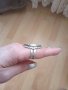 Стар сребърен пръстен 925 с натурален седеф става за всички размери , снимка 4
