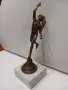 Меркурий бронзова или месингова пластика, снимка 6