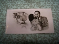 Стара малка романтична картичка 1943г., снимка 3