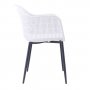 Икономични дизайнерски градински пластмасови столове кресла в черен цвят , снимка 3