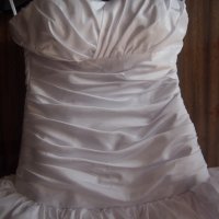 Булчинска рокля, тафта, снимка 4 - Рокли - 28635128