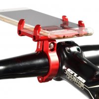 Алуминиева нова стойка за телефон за велосипед, мотор и скутер, снимка 4 - Велосипеди - 33383329