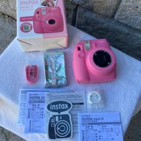 Камера за моментни снимки - Fuji Film Instax Mini 9 розов цвят, снимка 1 - Друга електроника - 43580689
