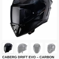 Caberg Drift Evo Carbon Pro Helmet XXL, снимка 2 - Аксесоари и консумативи - 43484600