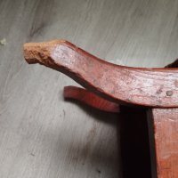 Старо столче за крака, снимка 6 - Антикварни и старинни предмети - 43898195
