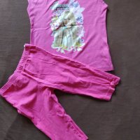 110 късо клинче и блузка с Хана Монтана, снимка 2 - Детски комплекти - 28959128