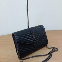 Луксозна Черна чанта /реплика  YSL кодSG112, снимка 6 - Чанти - 39847031