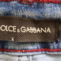 DOLCHE GABBANA Дамски дънки-размер 27, снимка 4 - Дънки - 40368462