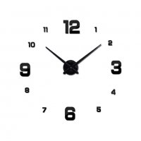 4205 Стенен часовник с 3D цифри , снимка 3 - Стенни часовници - 28498165