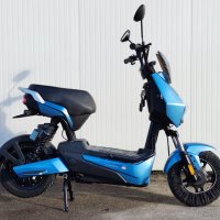 Електрически скутер 500 вата модел YCL син цвят 20Ah батерия, снимка 4 - Мотоциклети и мототехника - 44027652