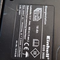 Бустер за стартов ток Einhell 12V 600A с чисто нова батерия Панасоник, снимка 2 - Аксесоари и консумативи - 43269097