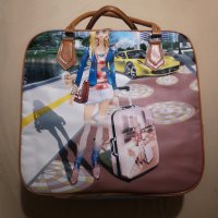 Нова пътна ръчна дамска чанта сак Барби, снимка 2 - Сакове - 33510697