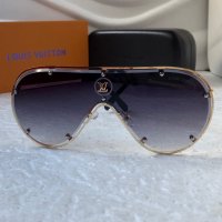 Louis Vuitton Mъжки слънчеви очила маска висок клас, снимка 2 - Слънчеви и диоптрични очила - 39123065