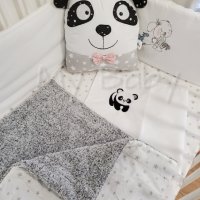 Панда комплект за бебе, снимка 1 - Спално бельо и завивки - 32506314