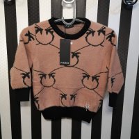 Блуза Pinko-бежова-Br40Y, снимка 1 - Блузи с дълъг ръкав и пуловери - 43115061