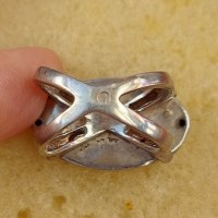Масивен сребърен пръстен проба 925 и NR , снимка 8 - Пръстени - 42988351