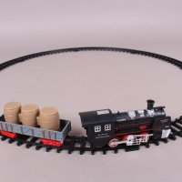 Влак с вагон - движещ се по релси - 2 вида, снимка 7 - Влакчета, самолети, хеликоптери - 43209568
