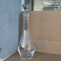 Немско кристално шише за алкохол, снимка 1 - Антикварни и старинни предмети - 43573459