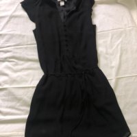 H&M Дамска черна рокля, снимка 1 - Рокли - 28741048
