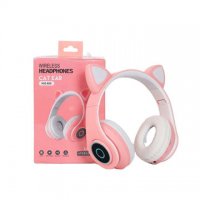 Безжични bluetooth слушалки с котешки уши за деца DW-B39, снимка 3 - Безжични слушалки - 33057754