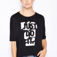 Nike just do it-дамска тениска М - Л размер , снимка 1 - Тениски - 33497073