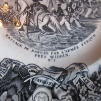 Уникална порцеланова чиния Порцелан 19 век номер 7, снимка 3 - Колекции - 38062682