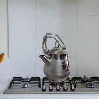 Чайник от неръждаема стомана с двойно дъно, снимка 5 - Аксесоари за кухня - 43006324