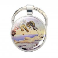 Ключодържател картина на Салвадор Дали "Сън, предизвикан от полета на пчела... ", снимка 1 - Арт сувенири - 27319984