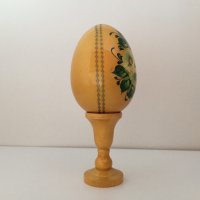 Великденско яйце, дървено №1 - златисто, снимка 9 - Декорация за дома - 38194686