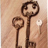 Лот големи ключове–Чугун., снимка 2 - Антикварни и старинни предмети - 27793890