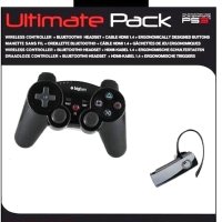 Безжичен контролер BigBen + слушалки за чат - за PlayStation PS 3 - 60592, снимка 1 - Аксесоари - 43136328