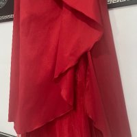 Нова дълга червена рокля размер S/M, снимка 4 - Рокли - 40874866