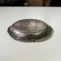 Стара колекционерска посребрена чинийка №1718, снимка 5 - Антикварни и старинни предмети - 35400291