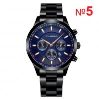 Модерен мъжки часовник стилен стрелки метална каишка различни цветове, снимка 3 - Мъжки - 37374528