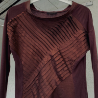 Луксозна дизайнерска блуза ADOLFO DOMINGUEZ, снимка 2 - Блузи с дълъг ръкав и пуловери - 44858176