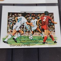 Блок пощенски марки серия Спорт, Футбол 1994/92г. Перфектни за колекция - 22613, снимка 2 - Филателия - 36651412