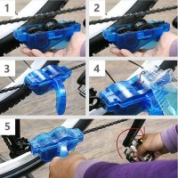 Уред за почистване на верига за велосипед, снимка 1 - Части за велосипеди - 32953955