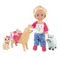  Мини кукла, Labrador & Puppies, 12см, снимка 1 - Кукли - 43956367